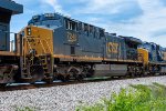 CSX 7248 trails on a westbound manifest